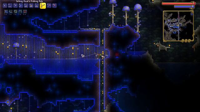 What are Glowing Mushroom Fields for fishing daily - Terraria 1.4.3.2 смотреть онлайн