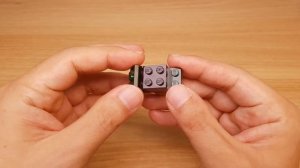 Mini LEGO brick tank  transformer mech - Armored Steel  (similar to Brawl) #LEGO #transformers