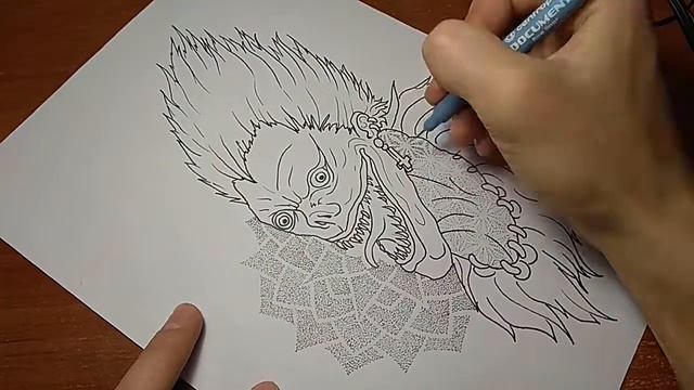 Бог смерти Рюк и процесс создание дизайна. смотреть онлайн