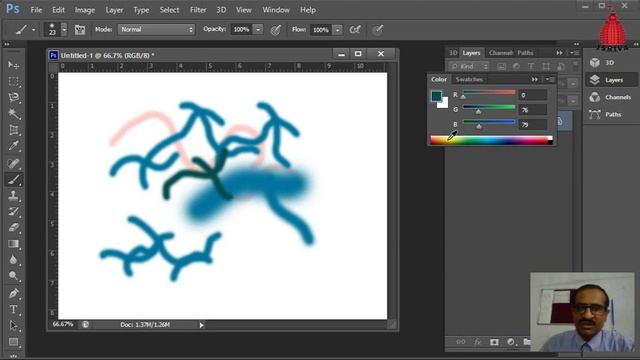 Photoshop 1 - Introduction and Brush Tool смотреть онлайн