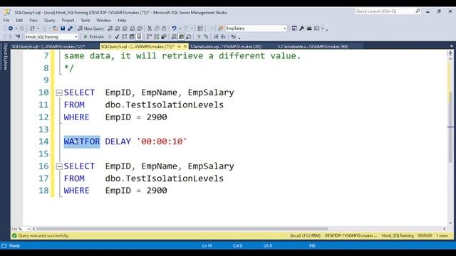 78.Hindi|What is Non Repeatable Read in DBMS|isolation level in SQL Server Database|@PandeyGuruji смотреть онлайн