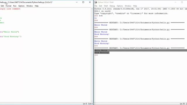 2. String Concatenation and Comments in Python смотреть онлайн
