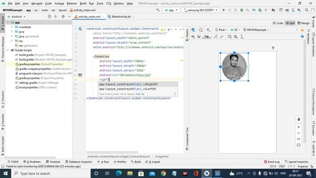 ConstraintLayout Android Studio | How to use ConstraintLayout? | coding of world смотреть онлайн