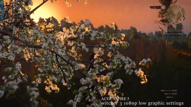 Acer Aspire 5 A515-54G  -witcher 3 Gameplay