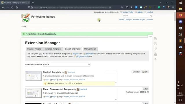 installing basical template on dokuwiki hogfather смотреть онлайн