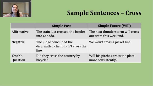 Verb of the Day - Cross смотреть онлайн