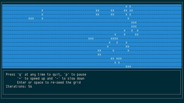 python-gol, Game of Life, by Erik Ljungstrom смотреть онлайн