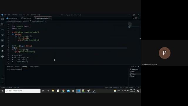Multi threading In Python-1 смотреть онлайн