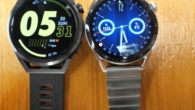 Huawei Watch GT Runner vs Huawei Watch GT 3 - design and microscopic details смотреть онлайн