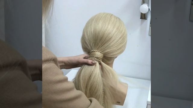 Урок «Низкий хвост с цепочкой» смотреть онлайн