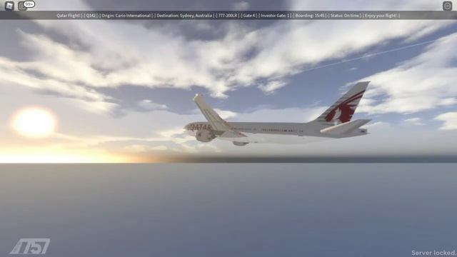 ROBLOX | Qatar Airways | First Class | Boeing 777-200LR смотреть онлайн