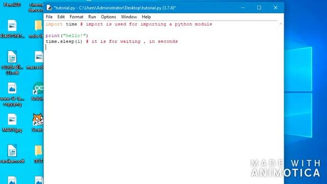 PYTHON Time Module Print And While Loop смотреть онлайн