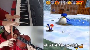 SUPER MARIO 64 - Snow Mountain (Violin, Viola, Piano Cover) [BEGO RM]