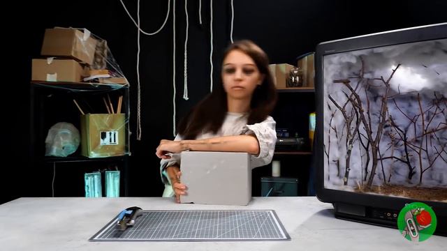 La chica de la película de terror "El aro" en tu televisor | IMPRESIONANTE DIY смотреть онлайн