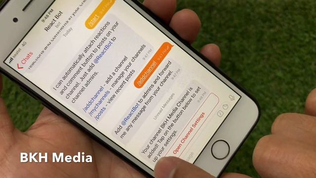 វិធីប្រើប៊ូតុង និង ប៊ូតុង Comment លើ Telegram Channel - ReactBot Button and Comment Telegram Channe смотреть онлайн