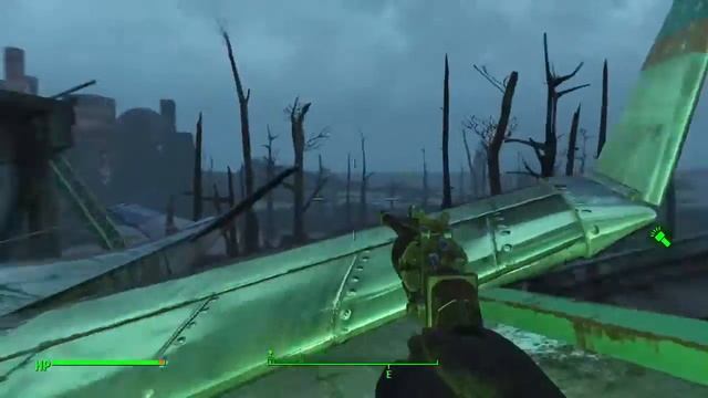 Fallout 4: Mysterious Fighter Jet Crash Site. смотреть онлайн