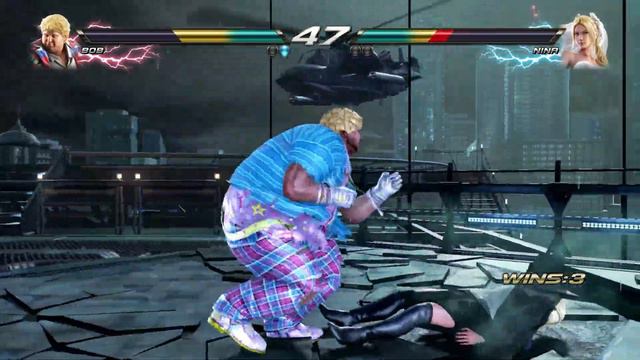 Nina vs Bob - Tekken 7 Combos - Fight Match - 4K 60fps #gaming #tekken7 #nina #bob смотреть онлайн