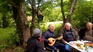 Цудахарская на мандолине.