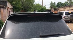 Накладка на спойлер для Фольксваген Тигуан 2 Р-лайн #MaxtonDesign