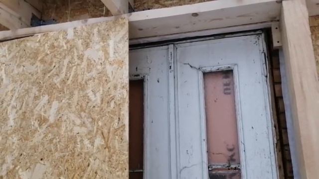 Как идёт строительство террасы. Сделан фундамент, обвязка и... смотреть онлайн