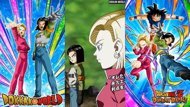 100% NEW DOKKANFEST TOP ANDROIDS 17 & 18 LEVEL 10 LINKS! Dragon Ball Z Dokkan Battle смотреть онлайн