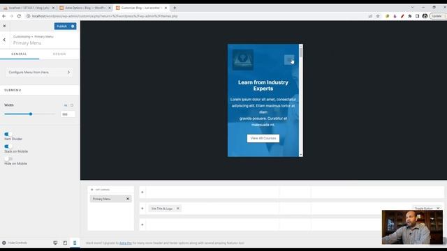Header Builder. Wordpress Bangla Tutorial Part 3 смотреть онлайн
