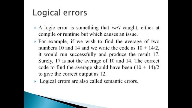 Errors in Python |Syntax Errors | Logical Errors | Runtime Errors | Python for KVS смотреть онлайн