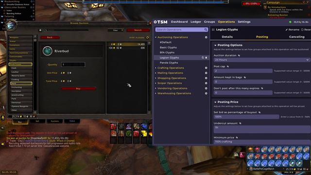 Turn 50k into 150k with Old World Glyphs! TSM Import | Shadowlands | WoW Gold Making Guide смотреть онлайн