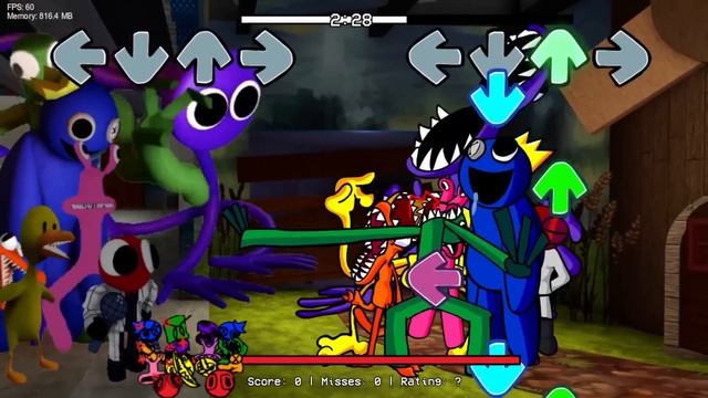 Rainbow Friends OLD VS NEW (ALL 3D VS ALL 2D) ? Friday Night Funkin' (Roblox Rainbow Friends) смотреть онлайн