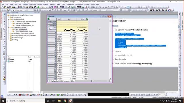 Introduction to using Python in Origin смотреть онлайн