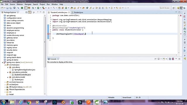 Chapter 8 - Building a REST API in spring boot смотреть онлайн