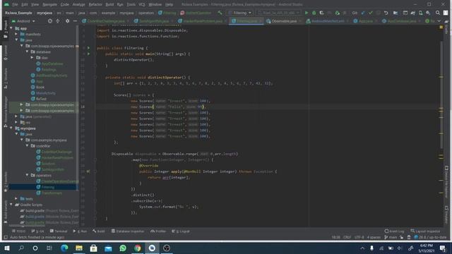 Using Distinct and DistinctUntilChanged Operator Rxjava смотреть онлайн