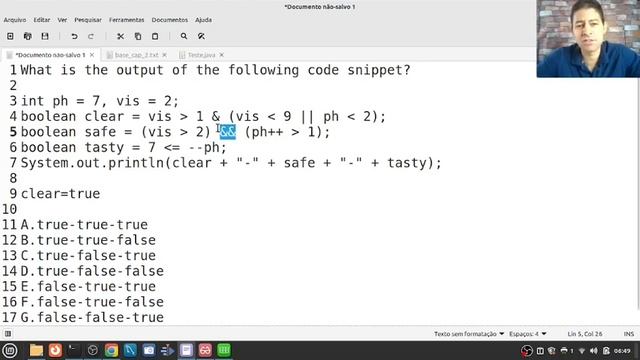 Certificação Java 17 - Exercício 05 смотреть онлайн