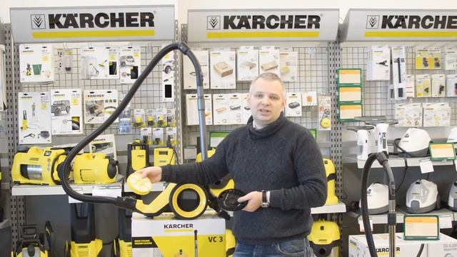 Обзор бытового пылесоса Karcher VC 3 с циклонным фильтром смотреть онлайн