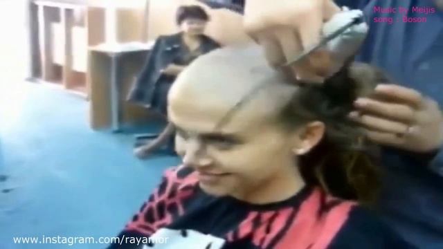 Раиса бреет голову полностью лысый смотреть онлайн