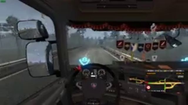 Euro Truck Simulator 2 проверка новой графики смотреть онлайн