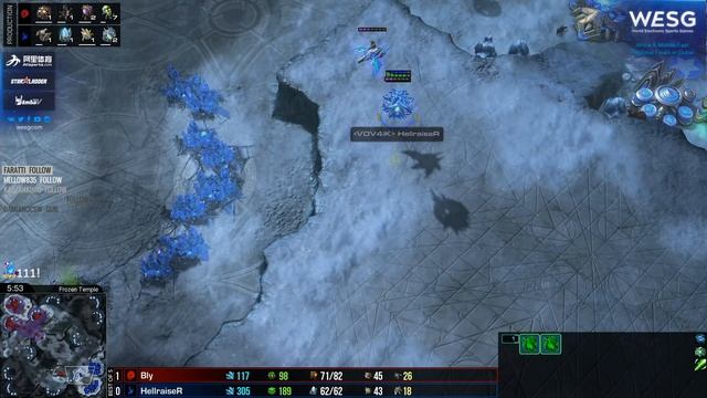 ZvP - Bly vs HellRaiser - Mass Oracle OP? смотреть онлайн
