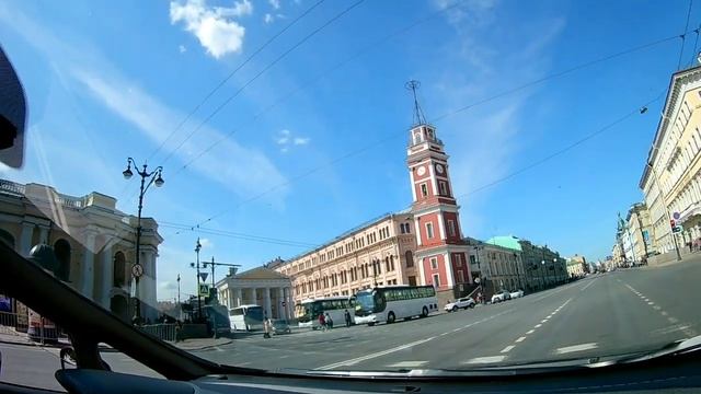 От Московского вокзала по Невскому проспекту до Васильевского острова в Питере смотреть онлайн