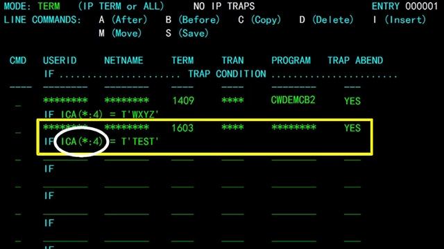 BMC Compuware Xpediter for CICS - Trapping options смотреть онлайн