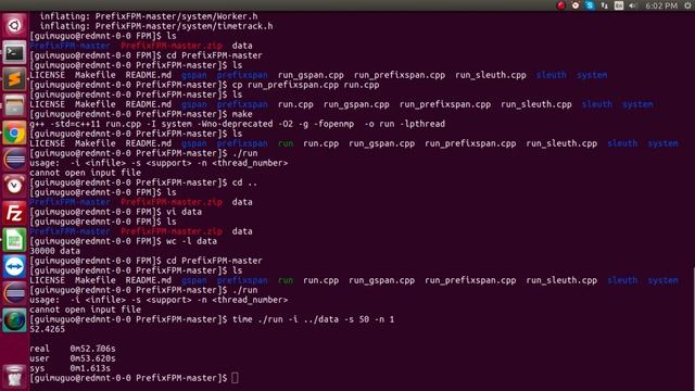 PrefixFPM Demo (parallel prefixspan) смотреть онлайн