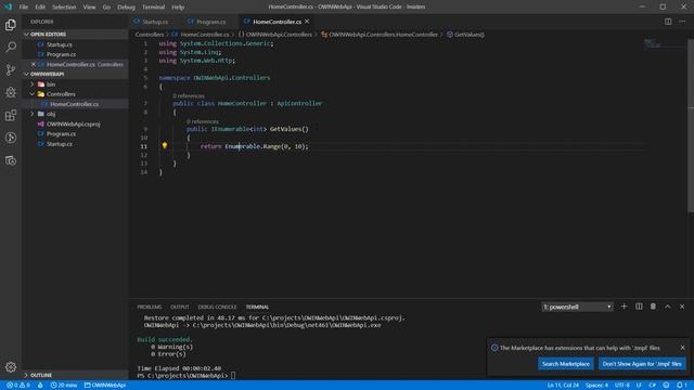 [ITVDN] ASP.NET Core Web API. Практический курс (2021) lesson2.mp4 смотреть онлайн