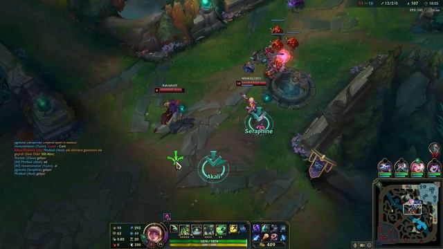 1.5M AKALİYLE 4 SUP 1 AKALİ (1300+ AP / 58+ KİLL) смотреть онлайн