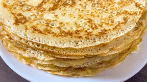 Таких Блинов я еще не готовил на канале. Кружевные и тонкие на дрожжевом тесте. Масленица 2021