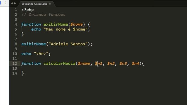 Curso de PHP 7 - Aula 31 - Como criar funções смотреть онлайн