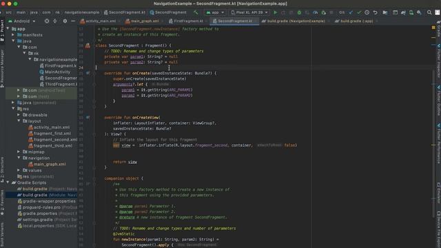 How to pass data in Android Navigation Graph | Android Kotlin tutorial for beginners смотреть онлайн