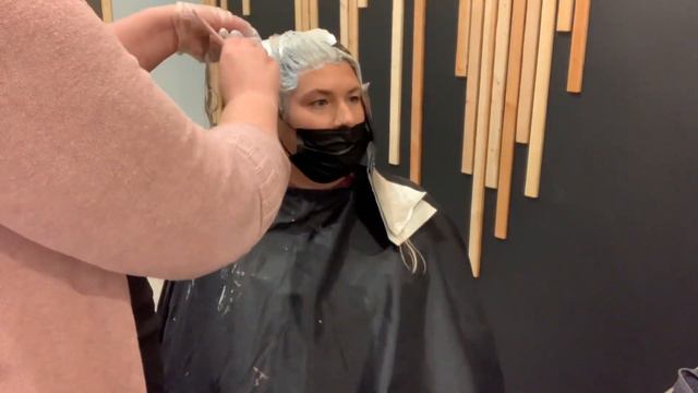 Hair Trend | TRENDY Color Block Money Piece Color TRANSFORMATION | Copper & Platinum