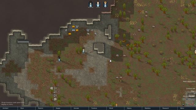 Colonist, Drafting, World Items [Rimworld Tutorial Pt.2] смотреть онлайн