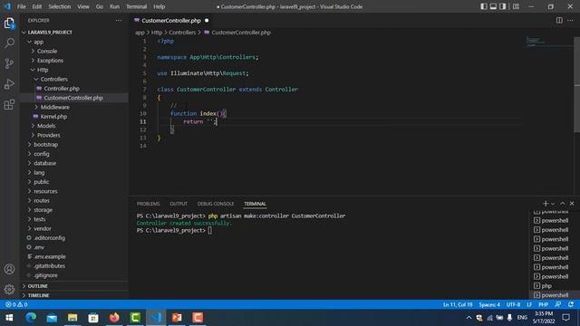 Laravel 9 tutorial - Database configuration and Fetch Data смотреть онлайн