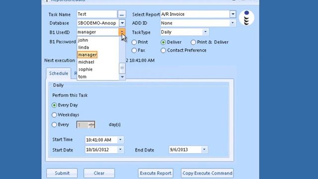 SAP Business One Advanced Productivity Pack Scheduler смотреть онлайн