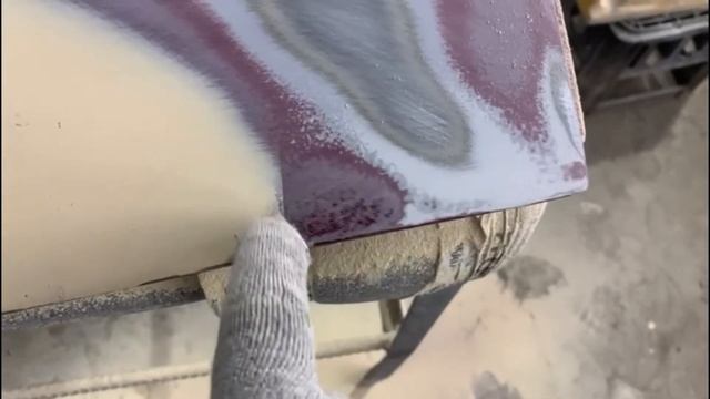 Как отшпаклевать деталь авто смотреть онлайн